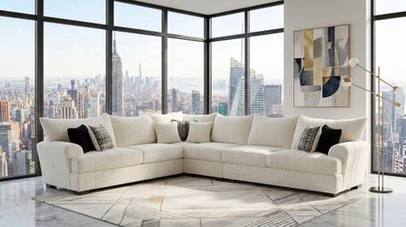 Sectional Rizo Ivory ❤️😎😅🙈🔥🚛🚛