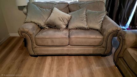 Queen Sofa Sleeper and Loveseat