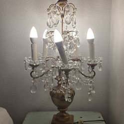 Large vintage lighted girandole
