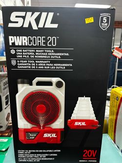 SKIL PWRCore 20 Misting Fan and Lantern Combo Kit
