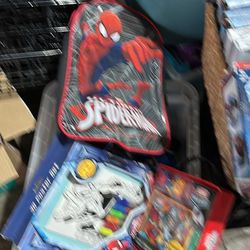 New With Tags Spiderman Backpack & Lunch Box And Many Collectible Ítems $2-$3 Only