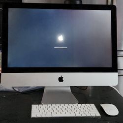 Apple iMac 21.5" COMPUTER w/cordless keyboard +mouse OBO