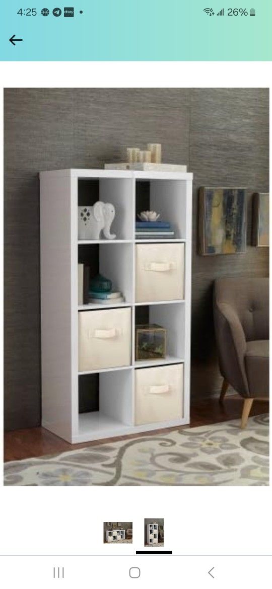 Better Homes and Gardens 8-Cube Organizer