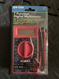 Cen-tech Seven function digital multimeter