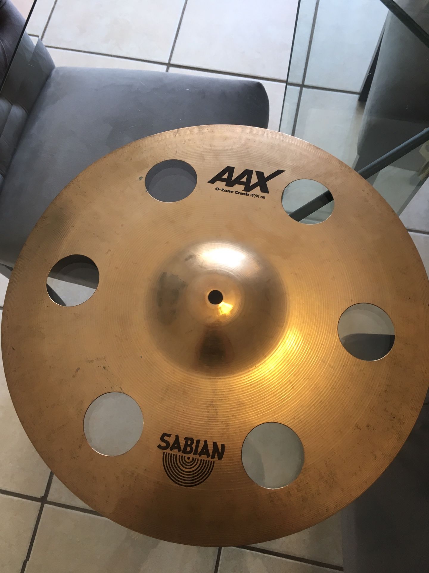 Sabian AAX Ozone 16’ crash