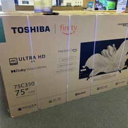 Toshiba 75” 4K FIRE SMART TV 
