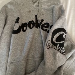 Grey Men’s Cookies Hoodie Size XL