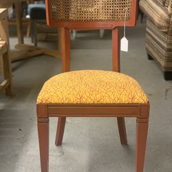 Cane Back Dining Chair - Mid Century
