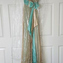 Sequined Sweetheart Pleated Prom Formal
pageant Gown
