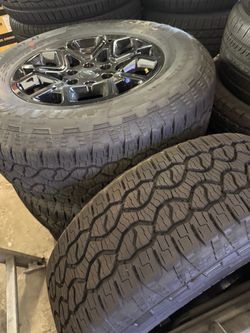 Ford F-150 18” OEM Black Wheels & Goodyear Tires – Set of 4 Takeoffs