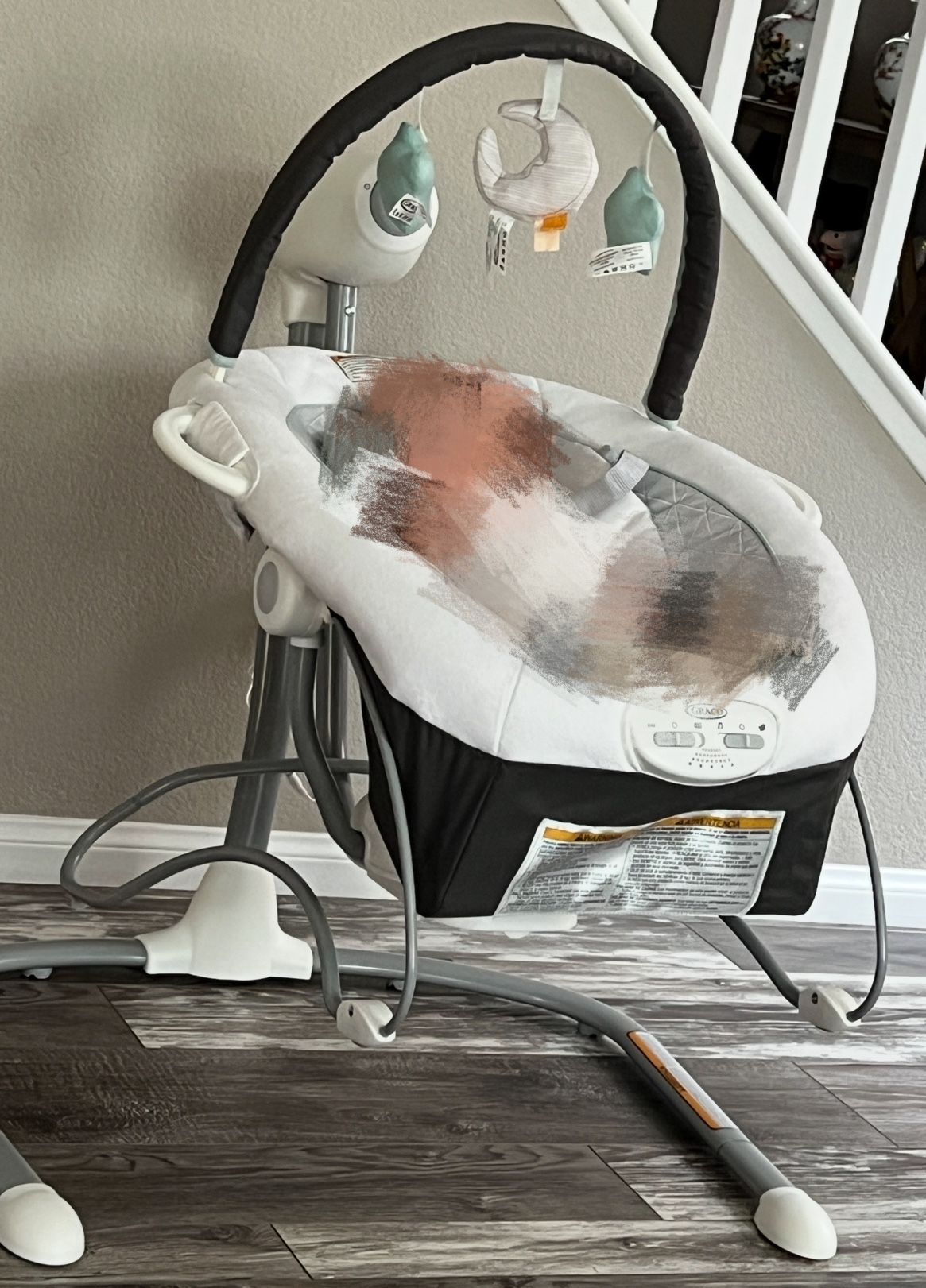 Graco Soothe 'n Sway LX Baby Swing with Portable Bouncer