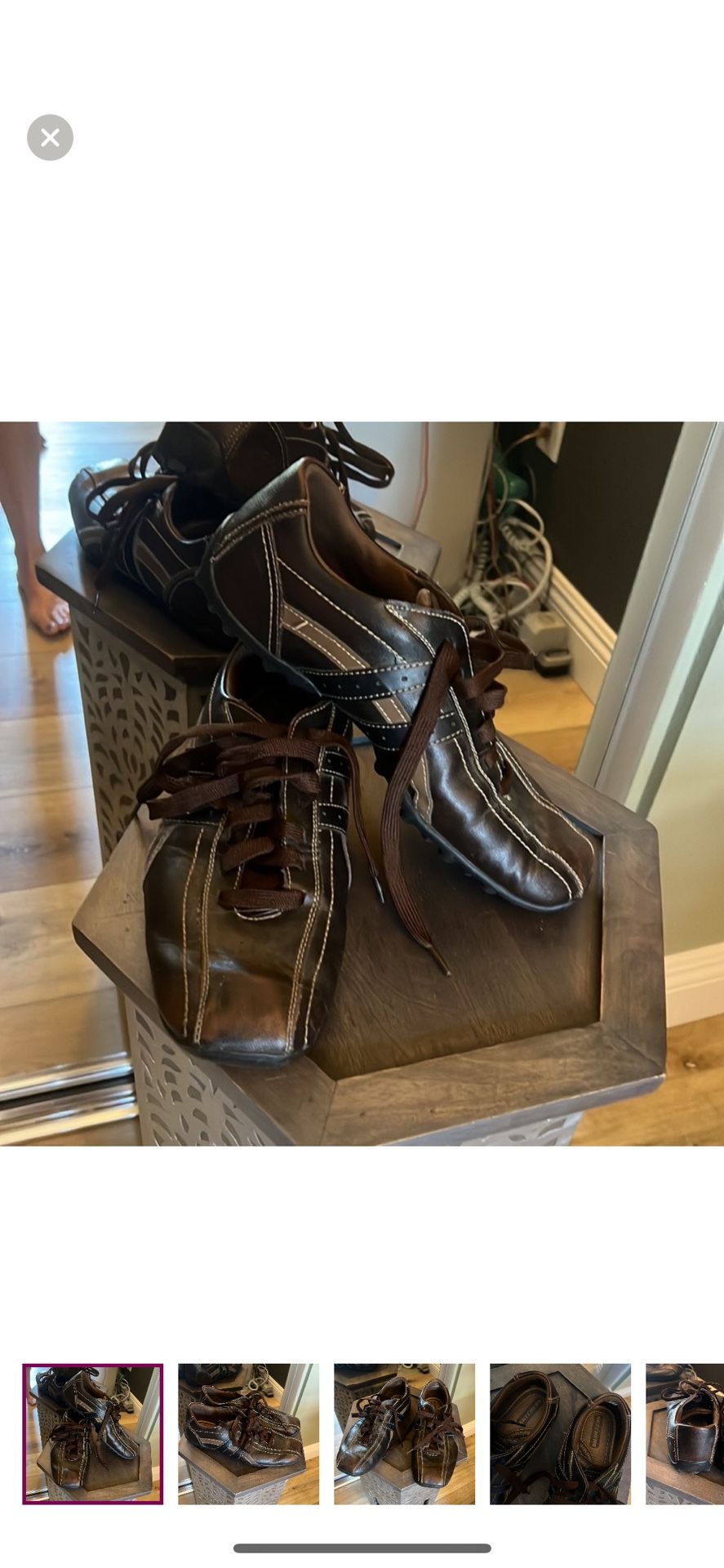 Skechers Square Toe Men’s Sneakers Brown