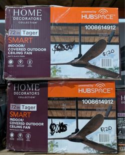 72in Smart Ceiling Fan - Tager
