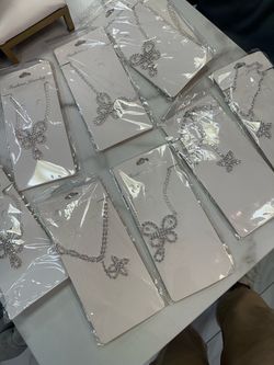 Rhinestone necklaces