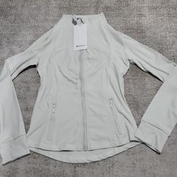 White Lululemon Zip-Up
