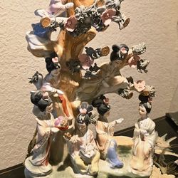 Oriental Porcelain - 7 Ladies