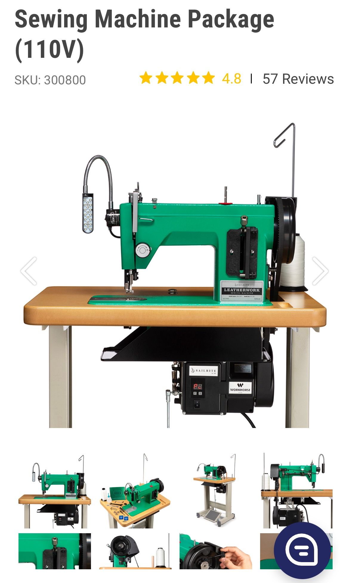 sailrite leatherwork sewing machine
