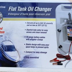 Flat Tank Oil Changer West Marine ( Only Used Once ) 
