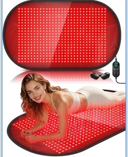 Large Red Light Mat for Body