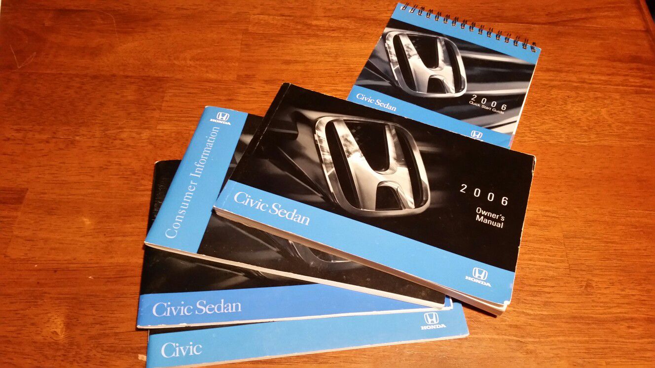 2006 Honda Civic owners manuals