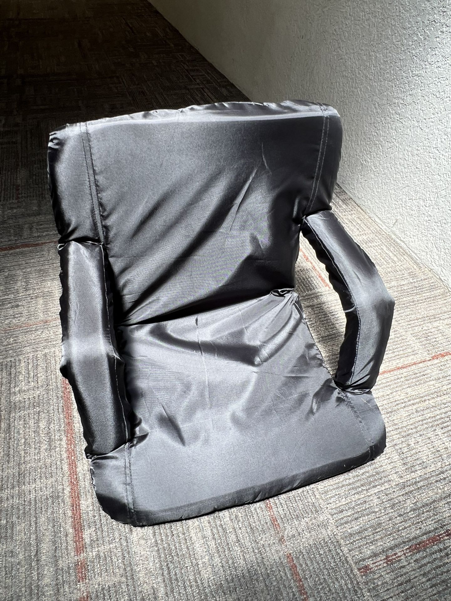 2 for $35 or 4 for $70 Padded flat-folding Beach Chairs w/ backpack straps.