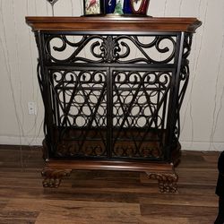 Heavy Metal And Wood Rack 