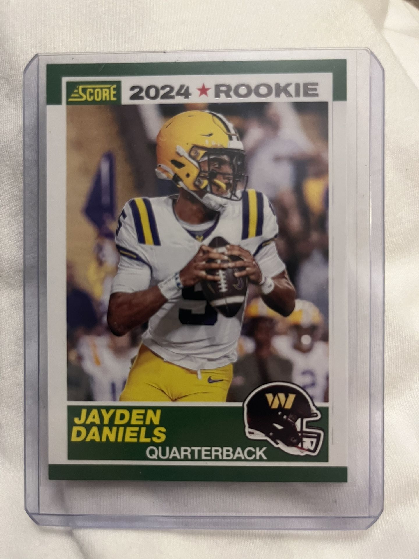 Jayden Daniels 2024 rookie card