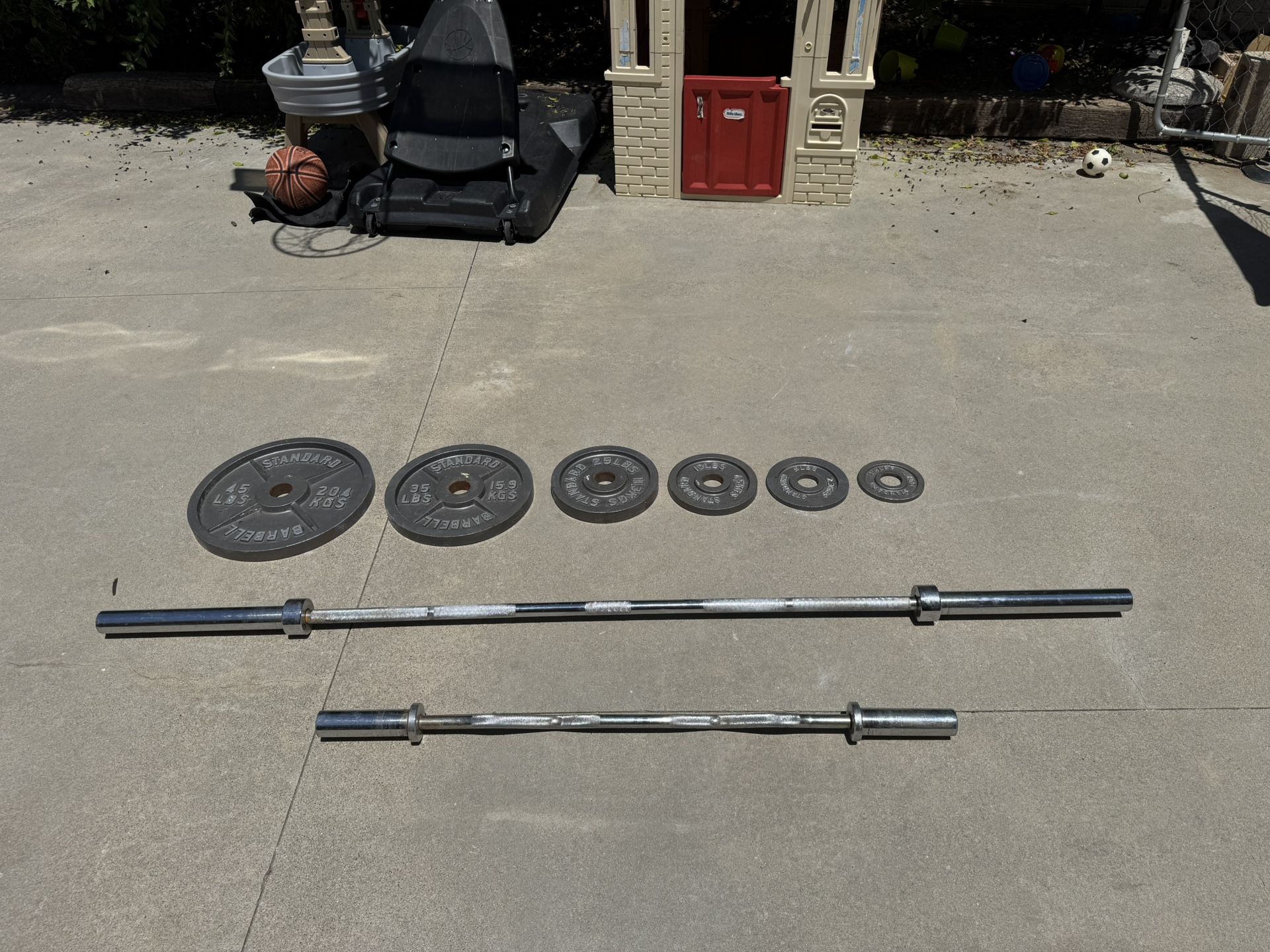 Weights/Barbells/Rack FOR SALE!