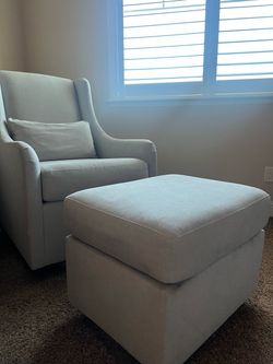 *Pottery Barn: Rocking Chair + Ottoman*