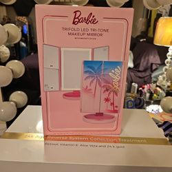 🔥NEW Barbie Impressions Vanity Hello Kitty Trifold LED Desk Mirror,  w/Lights, Touch Sensor Switch, Lighted Makeup Mirror w/ 2X & 3X https://offerup.