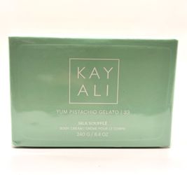 KAYALI Yum Pistachio Gelato Silk Soufflé Body Cream - Brand New, Sealed in Box