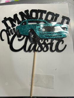 Classic Car Cake Topper