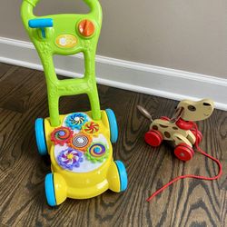 Infant / toddler push and pull toy set