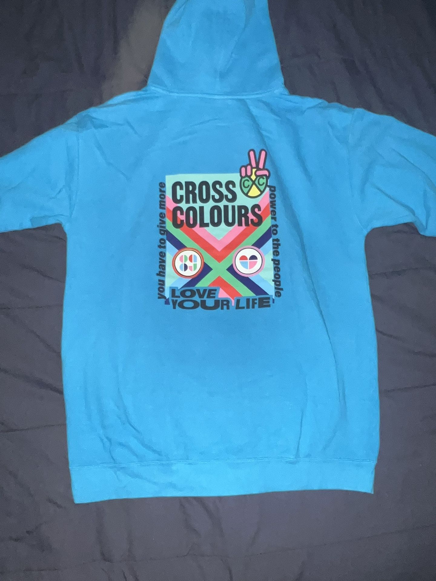 Hooded Sweatshirt Cross Colours Sweatshirt Cross Colors Red, Green