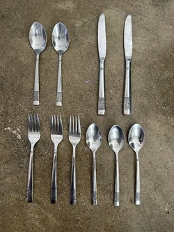 Vintage Gorham Amphora flatware — c. 1973 pattern