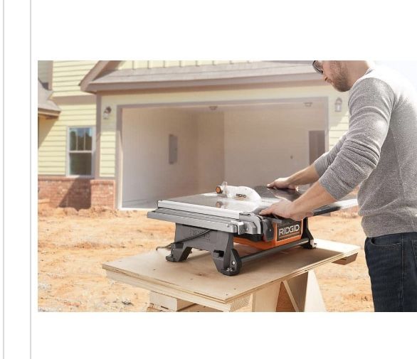 6.5-Amp 7 in. Blade Corded Table Top Wet Tile Saw