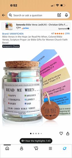 Bible verses jar New