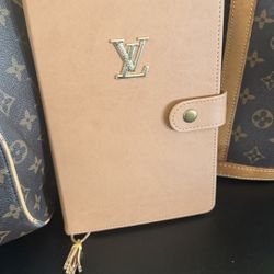 LV Notebook w/ Glam pen 