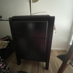 Nightstand Desk With Lamp 