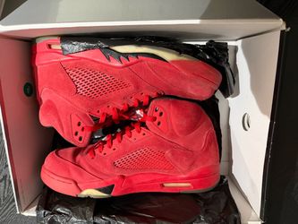 Red Retro 5 Air Jordans