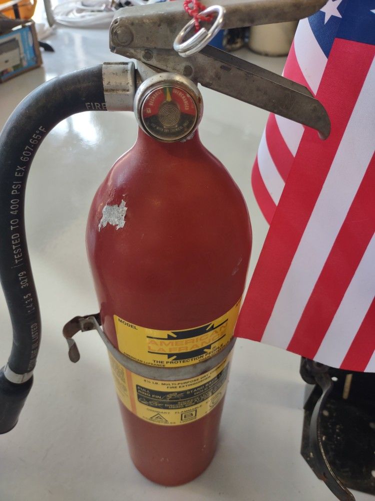 Fire Extinguisher And Bracket