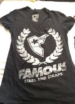 Famous v-neck top
