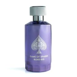 Authentic TESTER Jo Milano Paris Game of Spades BLIND-BID 3.4 fl oz 100ml Parfum spray for Unisex (In Plain Black Box)