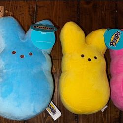 Gift Easter Basket Peeps Plush 10”