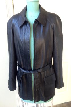 Sexy Oscar De Larenta Women's Leather Jacket