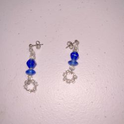 NIBag Beaded Dangle Earrings 