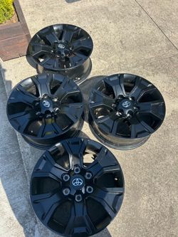 17" toyota tacoma off road factory oem rims 6 lug