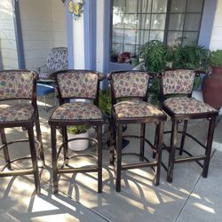 Vintage Tall Bar Stools 