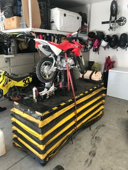 Hydraulic scissor lift table heavy duty for motorcycle, rzr, can-am , side by side