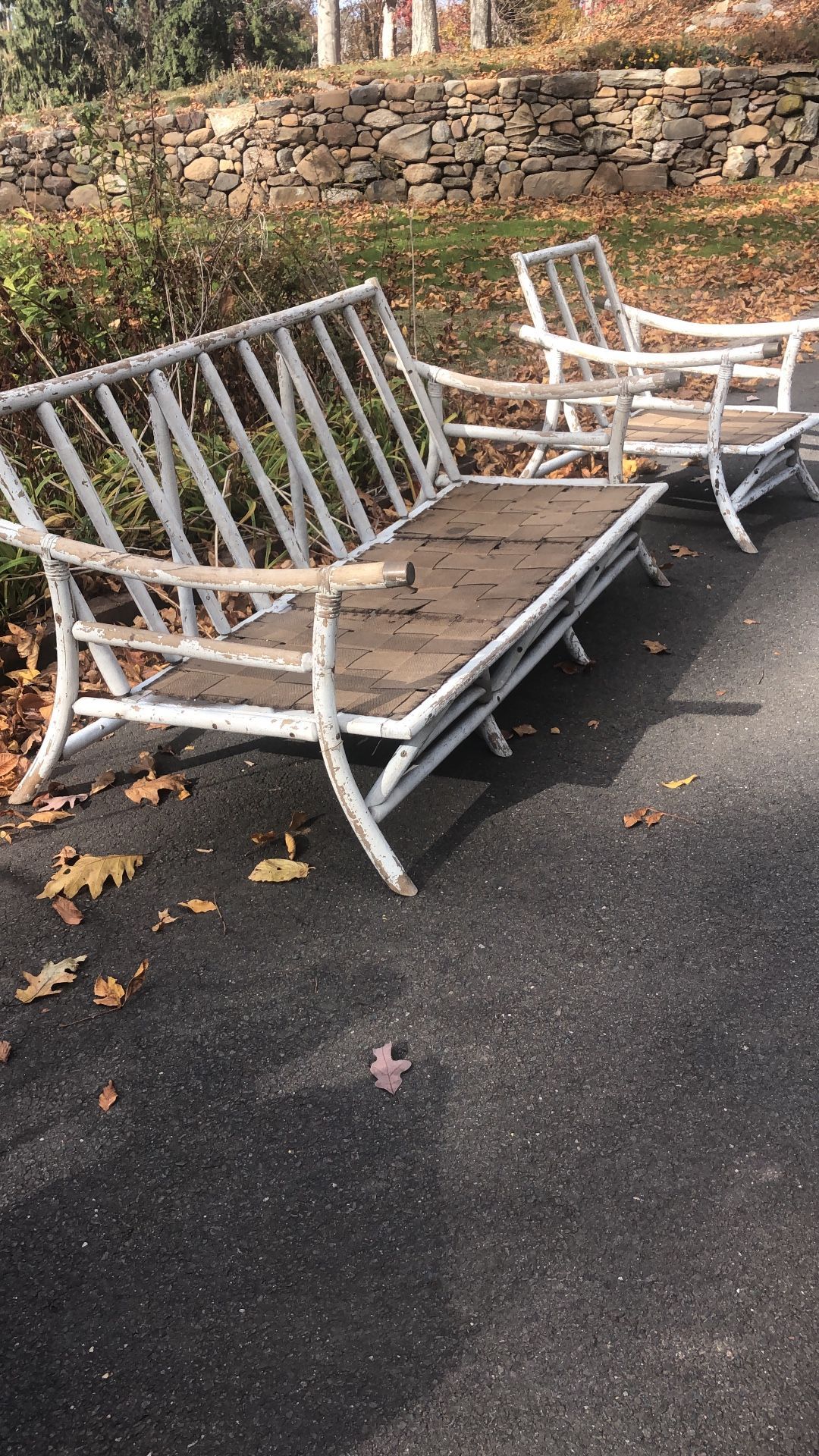 Rattan Chair & Couch. FREE